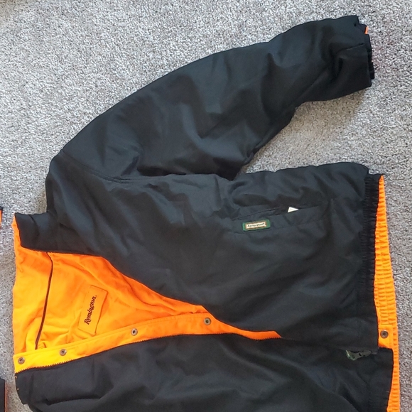 Preowned, Black/Orange hunting coat. - Picture 8 of 13